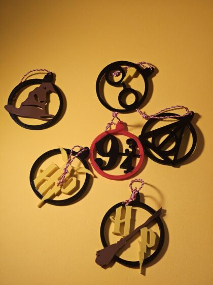 Set christmas ornament Harry Potter